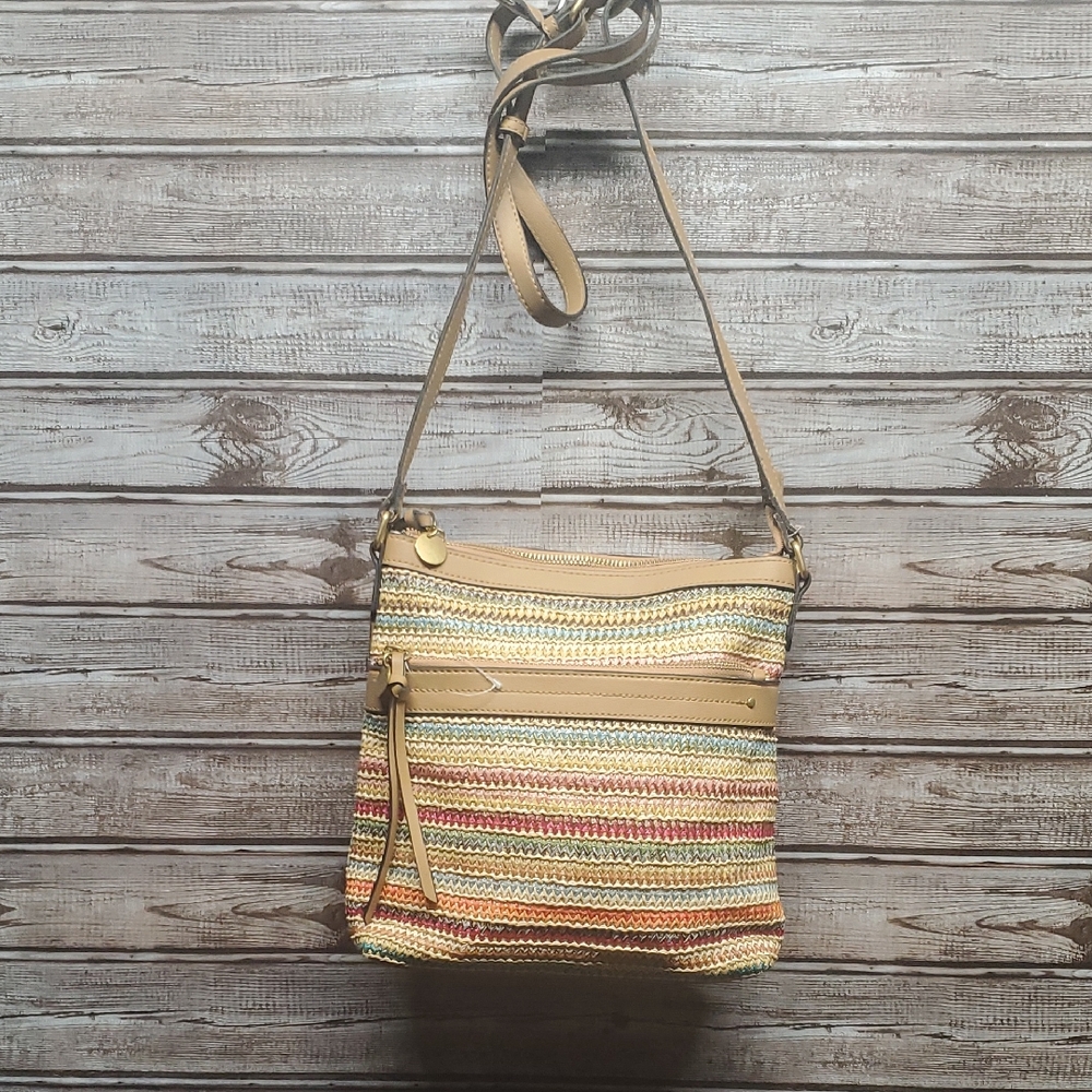 Style & Co. Multicolor Striped Crossbody Bag